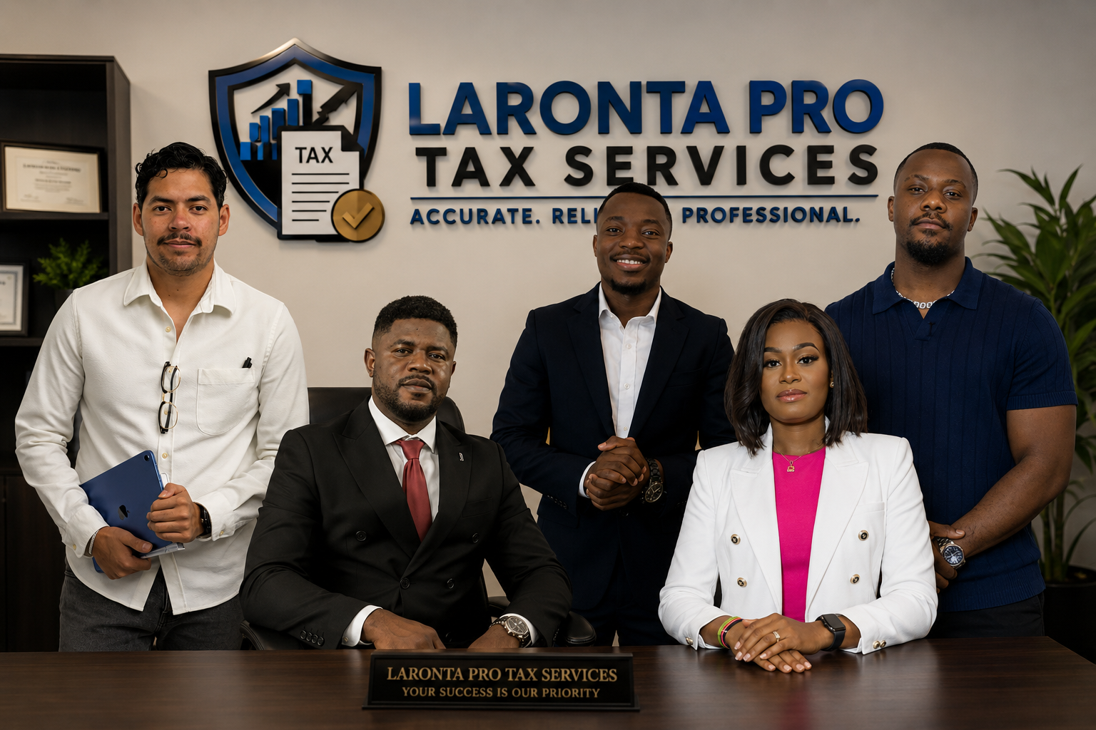 The Laronta Pro Tax Services team
